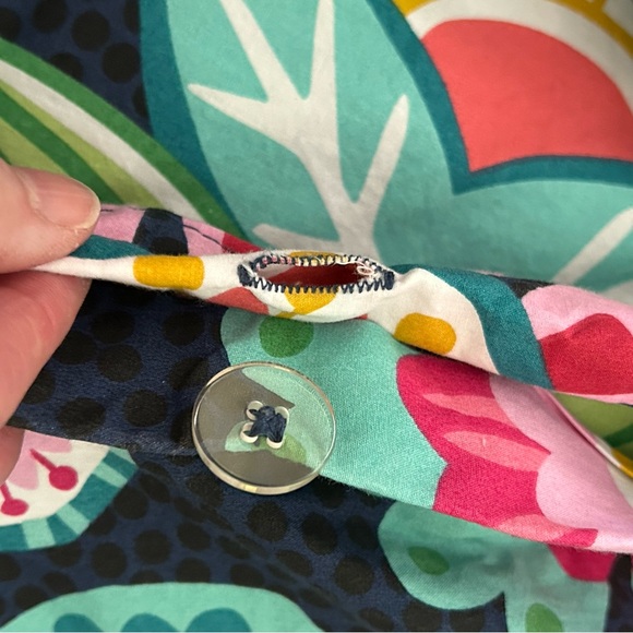 Pottery Barn Teen Navy Floral Duvet & Sham🌸 - Picture 5 of 6